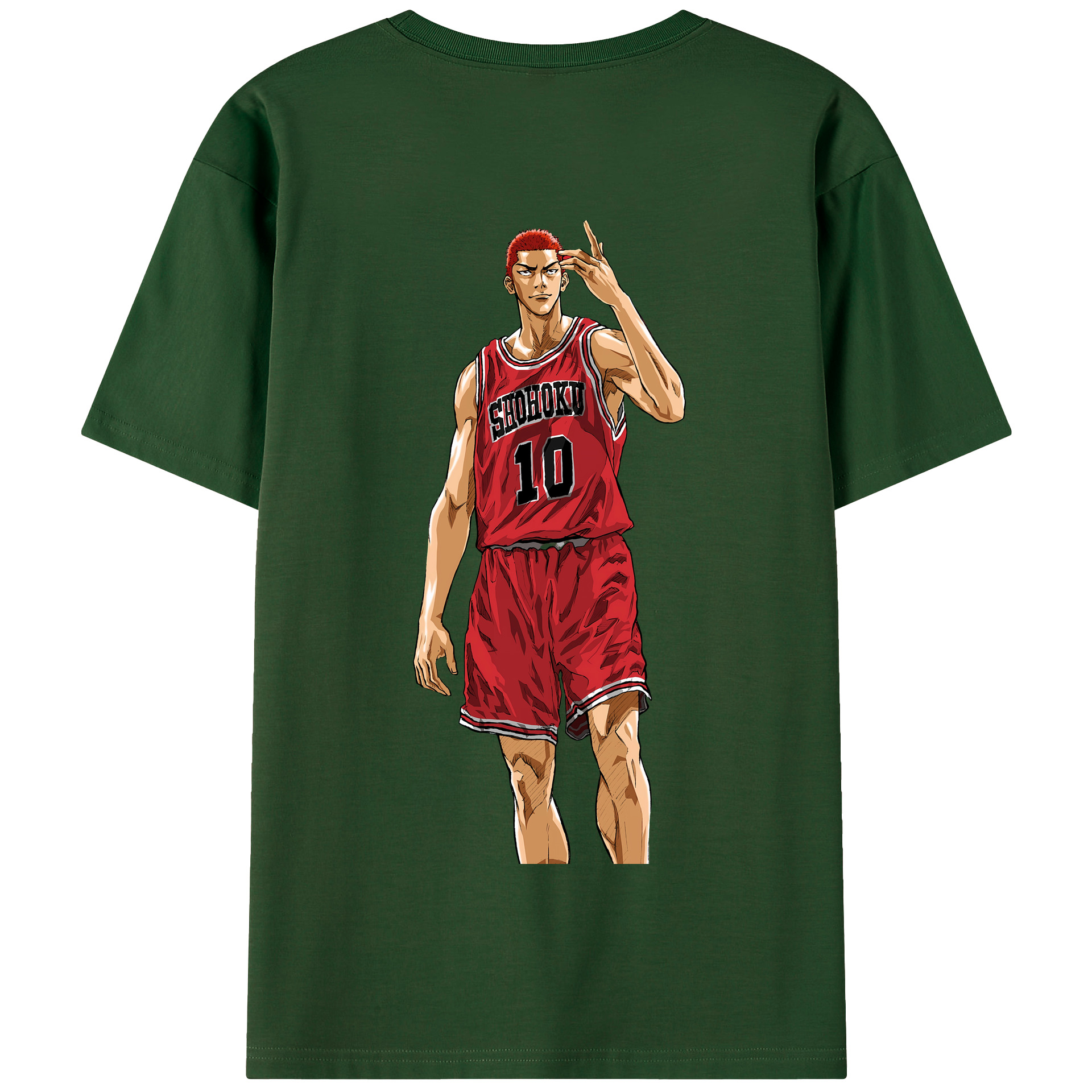 SLAM DUNK／スラムダンク 綿100％半袖Tシャツ（背面プリント）